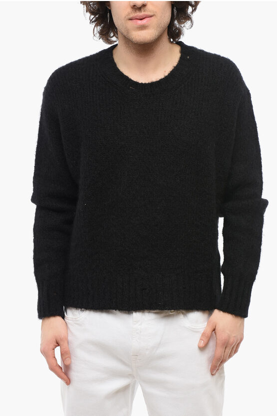 1989 Studio Solid Color Oversized Crewneck Sweater