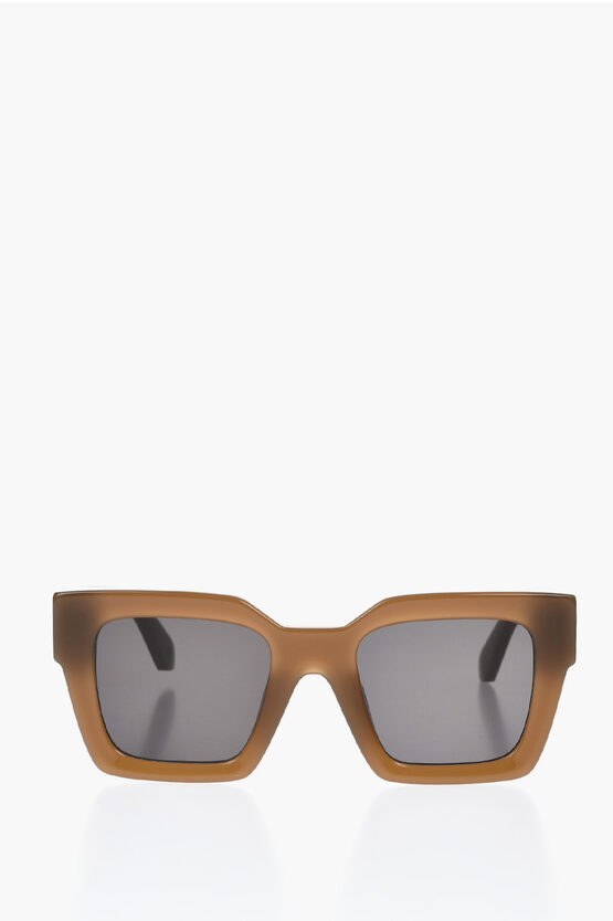 Off-white Solid Color Oversized Jackson Wayfarer Sunglasses