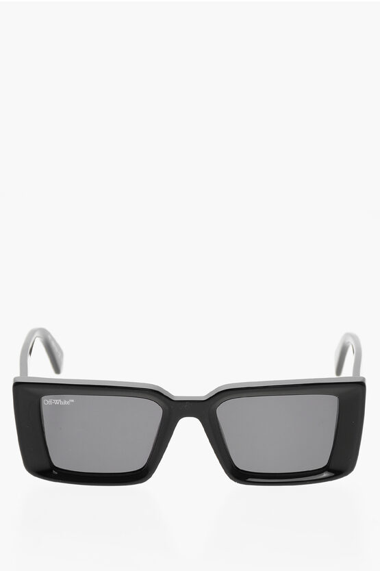 Off-white Solid Color Oversized Savannah Wayfarer Sunglasses