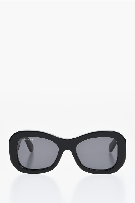 Off-white Solid Color Pablo Sunglasses With Oval Lenses Grösse Unica