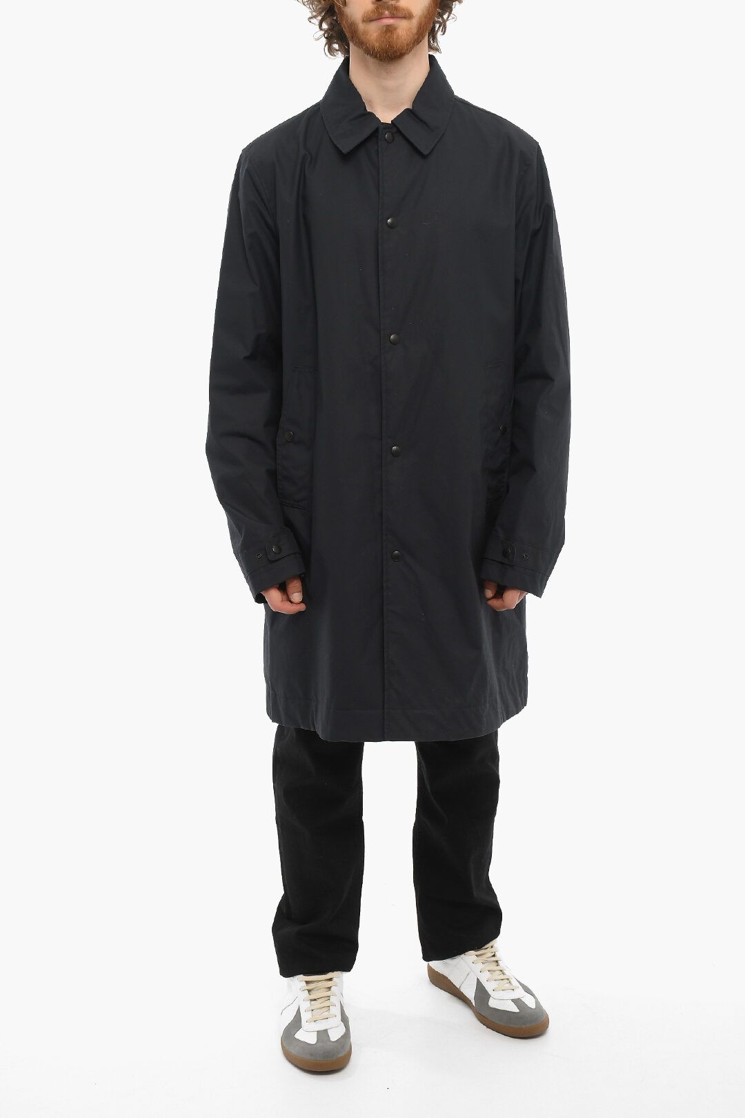 Woolrich Solid Color Padded Balmacaan Coat men - Glamood Outlet
