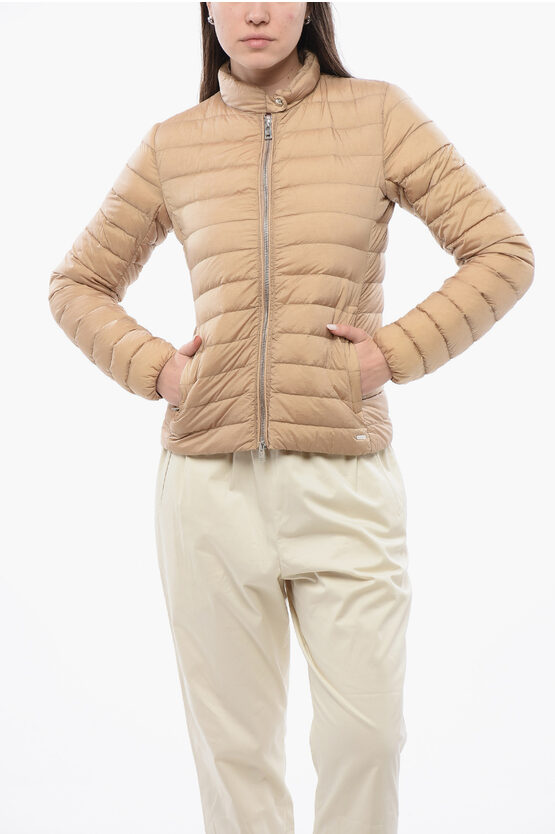 WOOLRICH SOLID COLOR QUILTED BITTERROOT DOWN JACKET