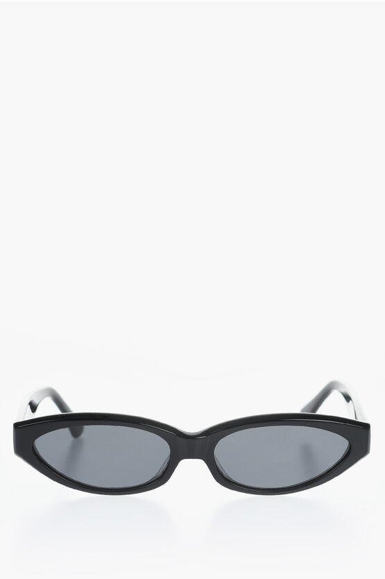 Shop Philo Solid Color Quin Sunglasses With Oval Frame