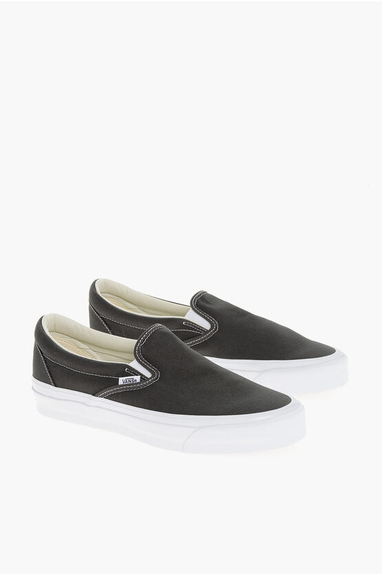 Vans Solid Color Reissue 98 Slip On Sneakers In Gray