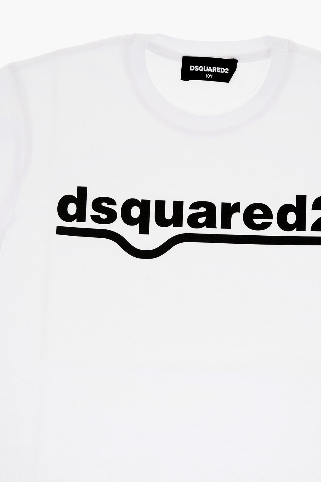 Dsquared2 Kids Solid Color RELAX Crew-neck T-Shirt with