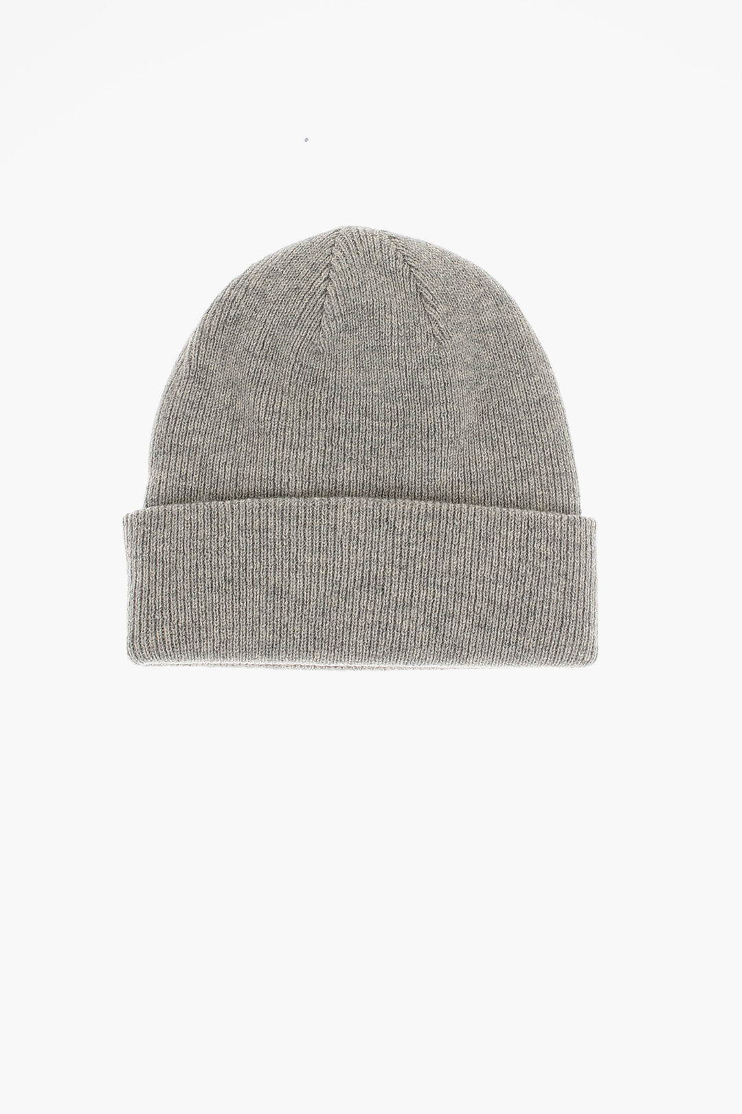 Samsoe Samsoe Solid Color Ribbed 2280 Beanie with Logo Patch herren