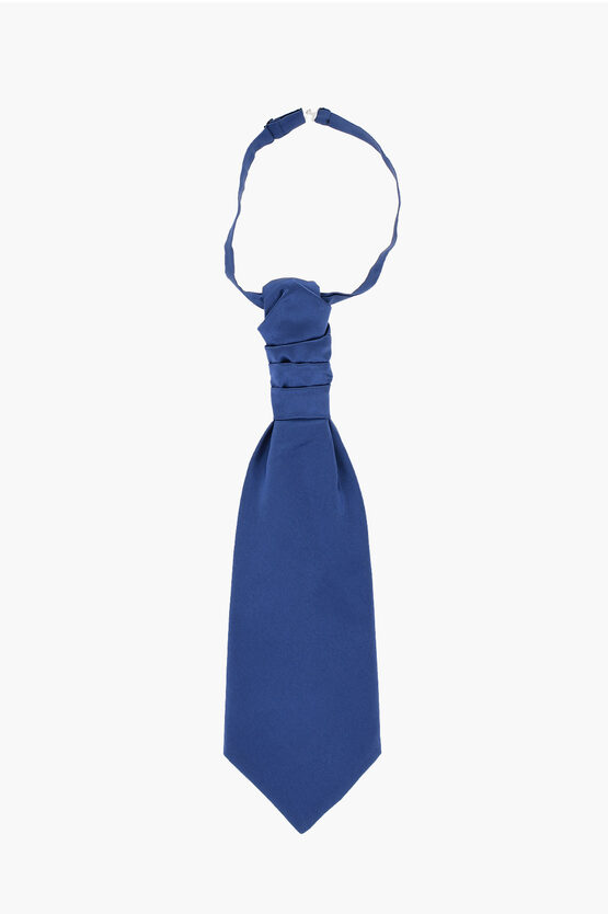 Corneliani Solid Color Satin Ascot Tie