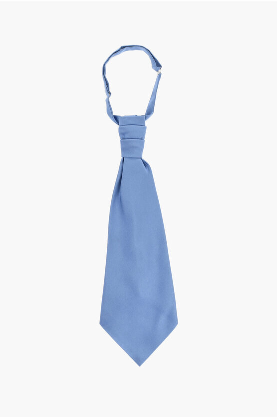 Corneliani Solid Color Satin Ascot Tie