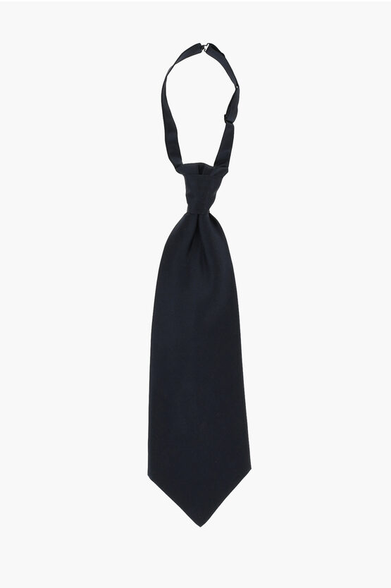 Corneliani Solid Color Satin Ascot Tie