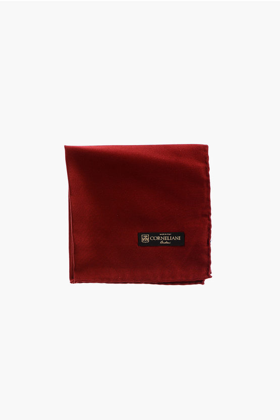 Corneliani Solid Color Satin Pocket Square