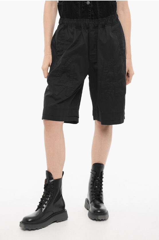 Shop 44 Label Group Solid Color Shorts With Embossed Monogram