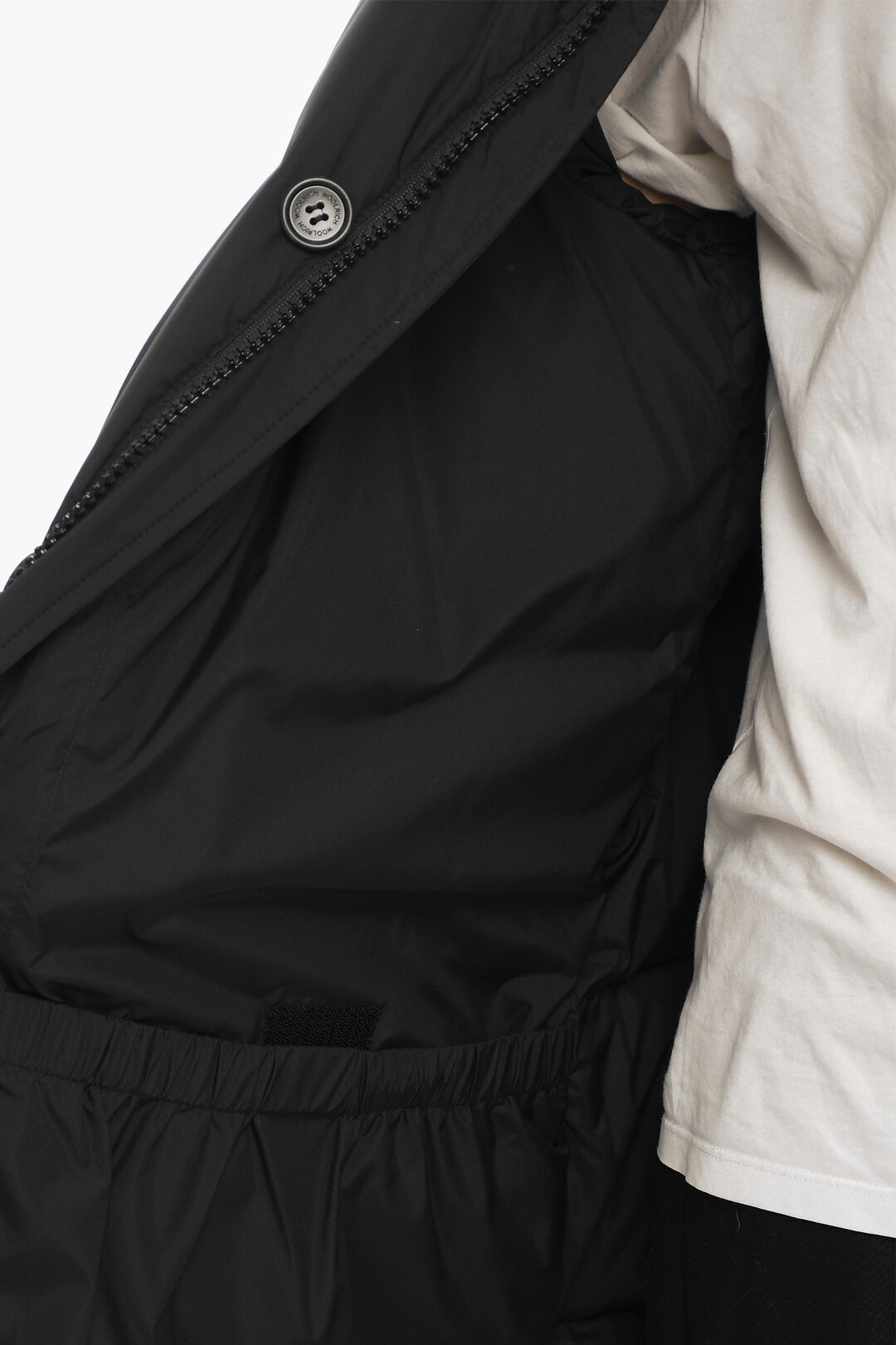 Woolrich Solid Color SIERRA SUPREME Down Jacket with Pocket