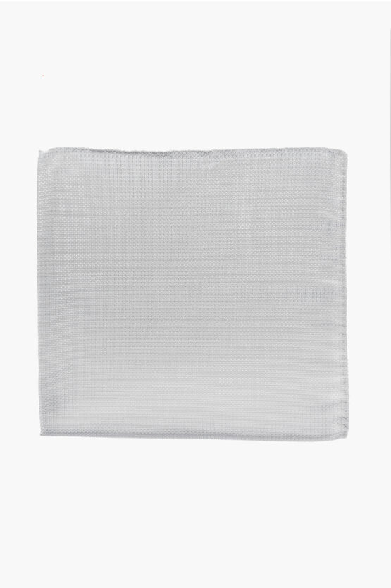 Solid Color Silk Po… - image