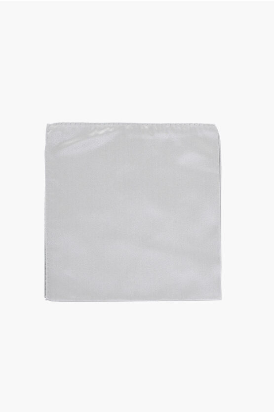 Solid Color Silk Po…