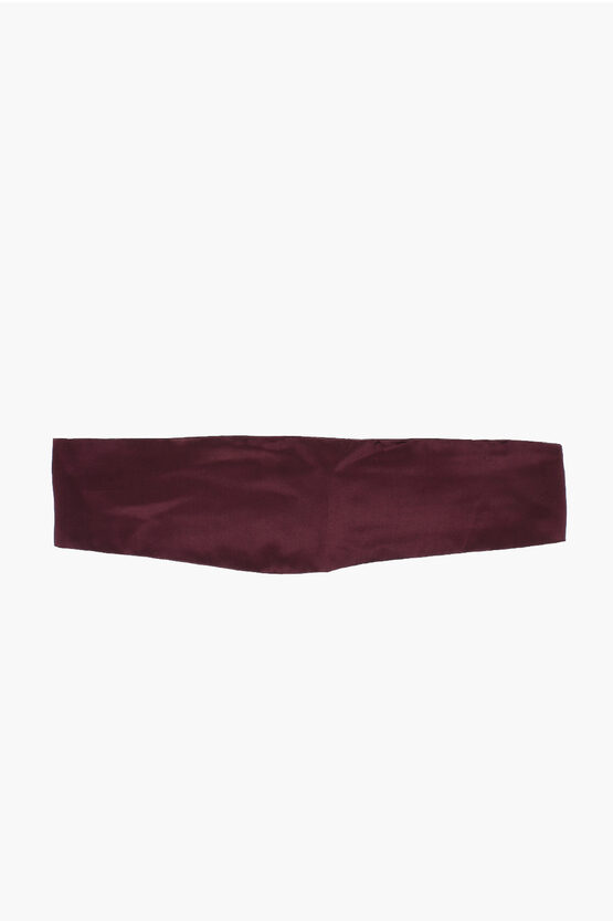 Corneliani Solid Color Silk Sash Belt