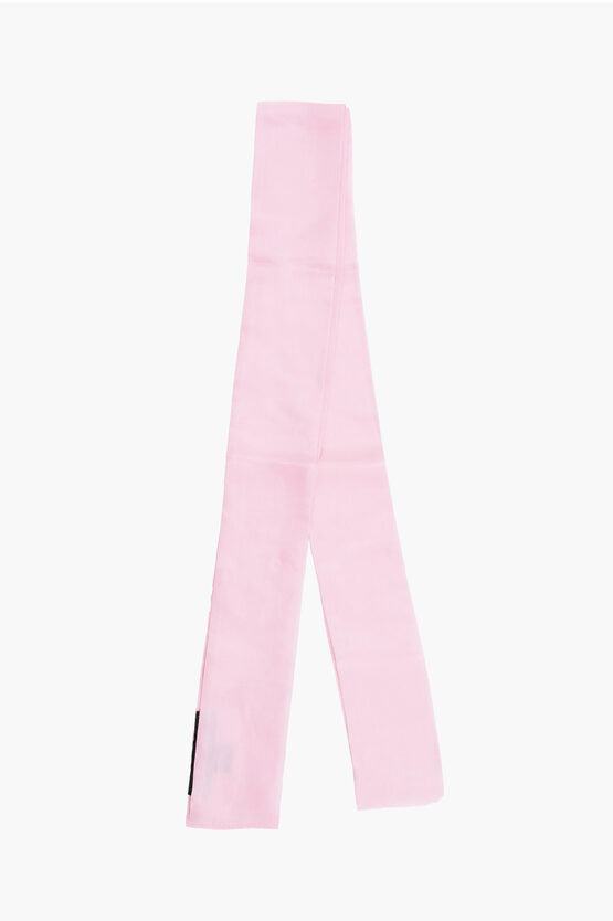 Dsquared2 Solid Color Silk Slim Foulard