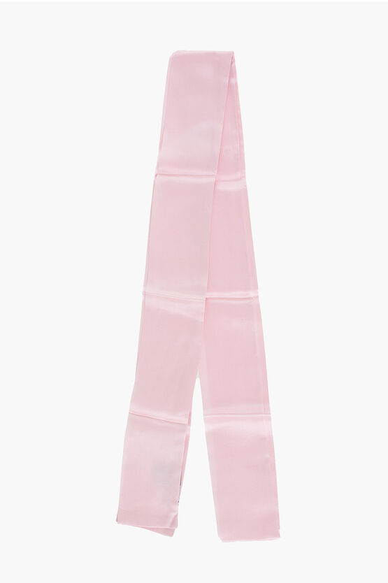 Dsquared2 Solid Color Silk Slim Foulard