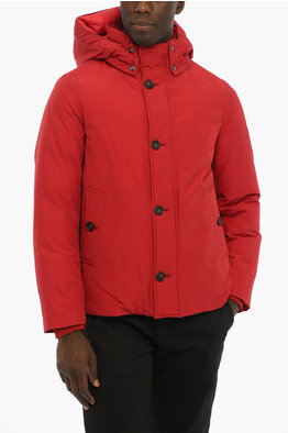 Woolrich Solid Color GALE Down Jacket with Patch Pockets men - Glamood  Outlet