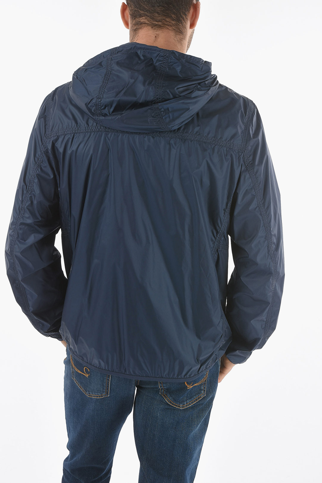 Solid Color SOUTH BAY Windbreaker with Hood