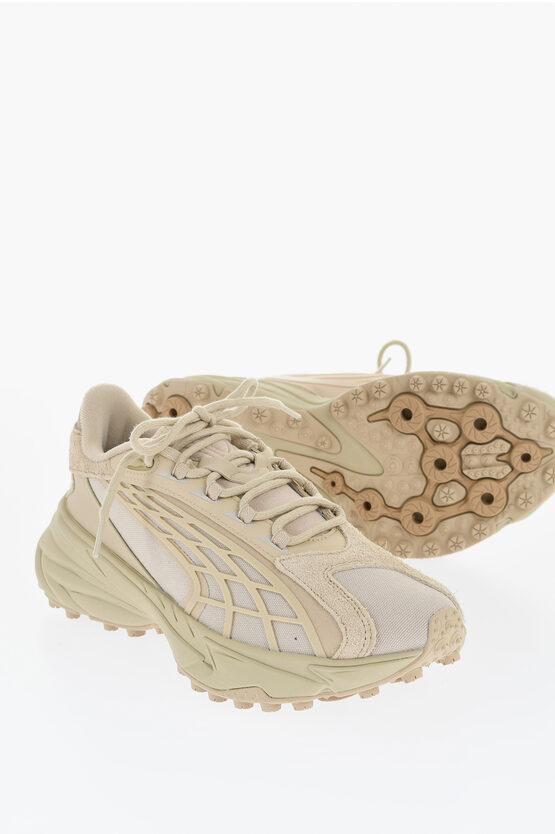 PUMA SOLID COLOR SPIREX LOW-TOP SNEAKERS