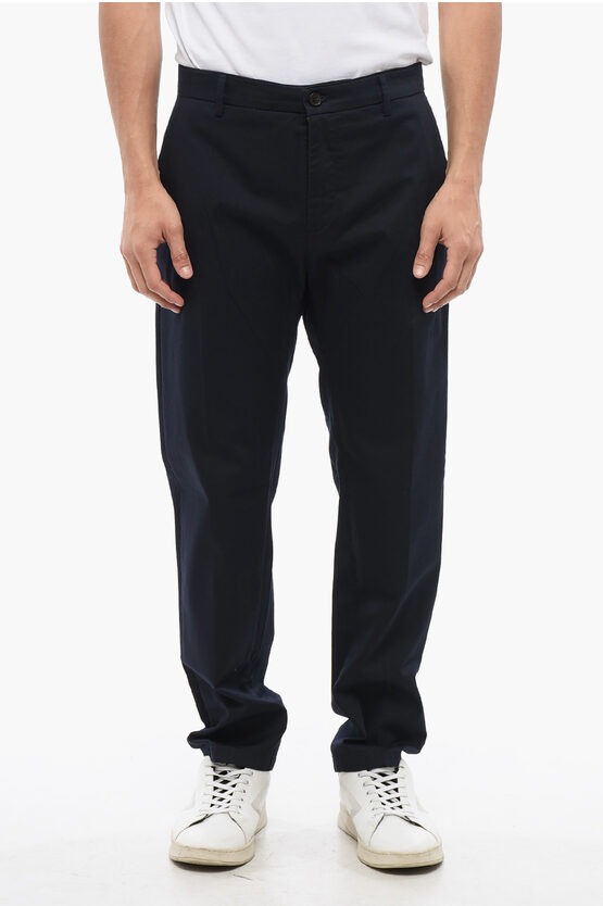 Department Five Solid Color Stretch Cotton Prince Chino Pants