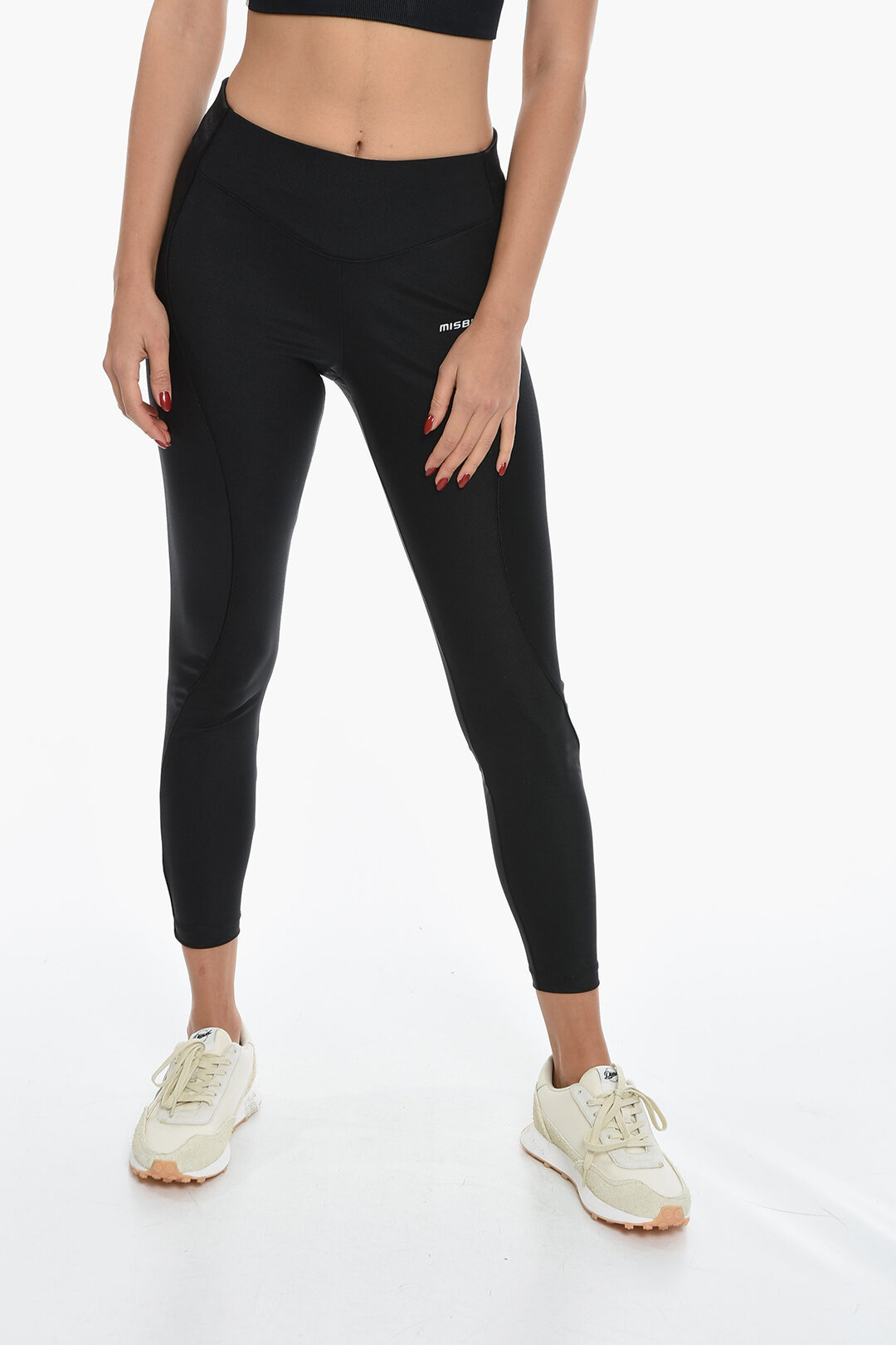 Philipp Plein Logoed Waistband CONTRAST Leggings with Lace Inserts women -  Glamood Outlet