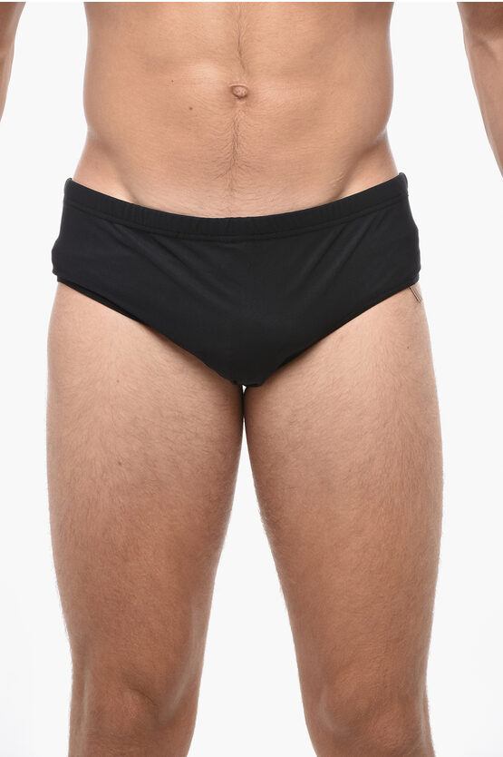 Dsquared2 Solid Color Swim Brief In Black