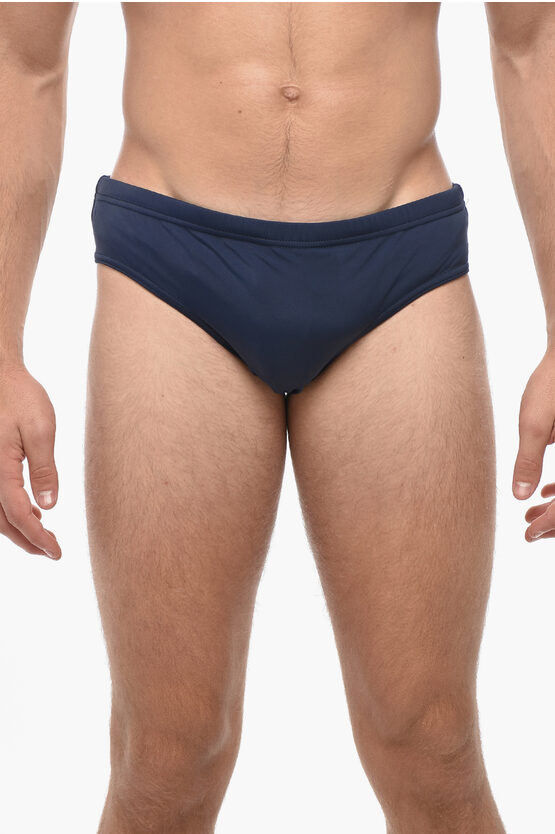 Dsquared2 Solid Color Swim Brief In Blue