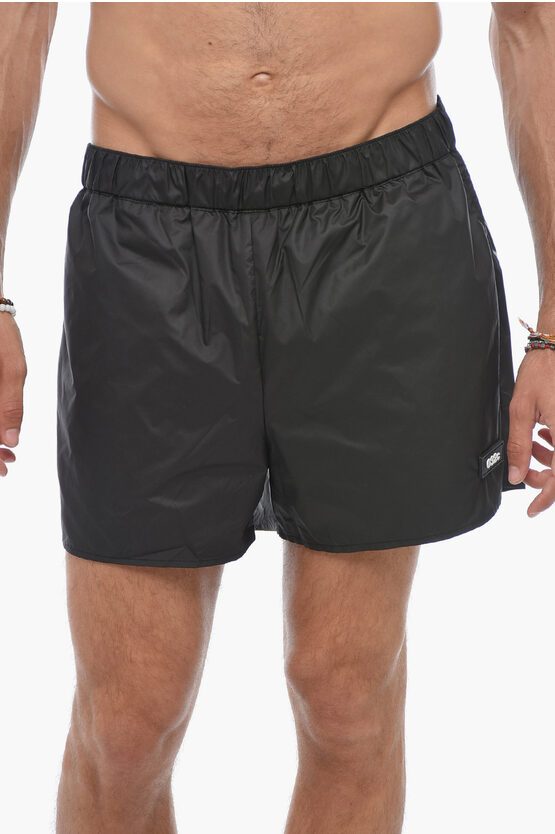032C SOLID COLOR SWIM SHORTS WITH 3 POCKETS