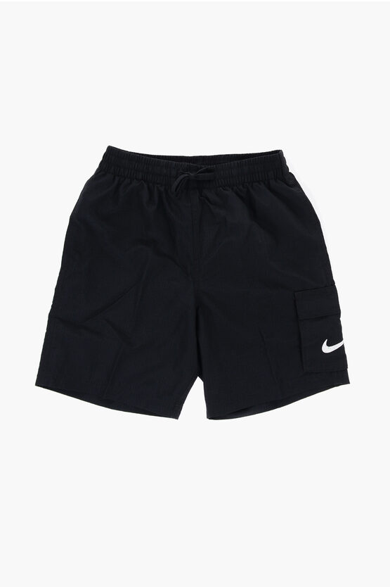 Solid Color Swim Sh… - image