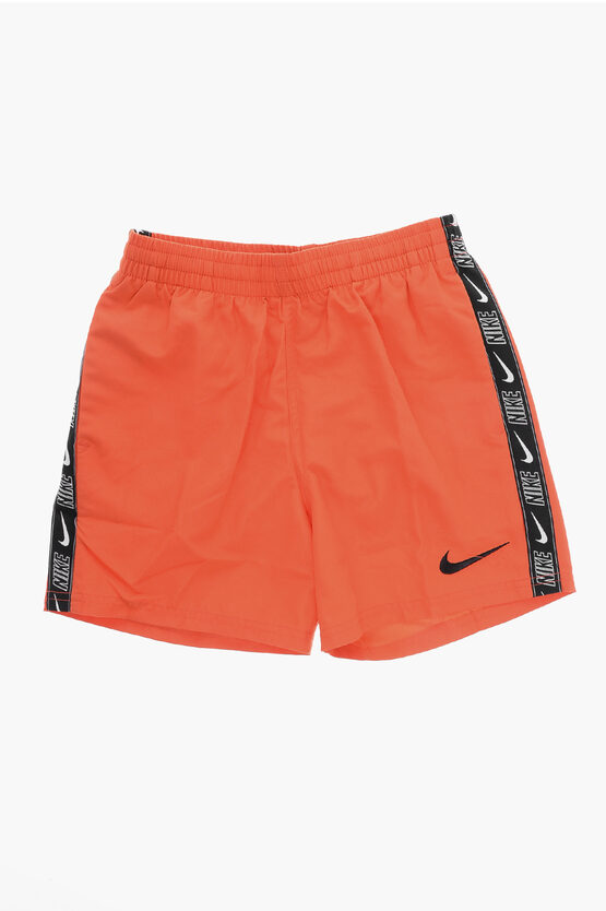 Solid Color Swim Sh… - image