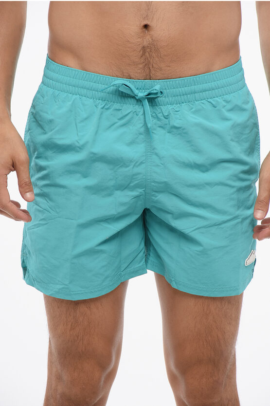 Solid Color Swim Sh… - image