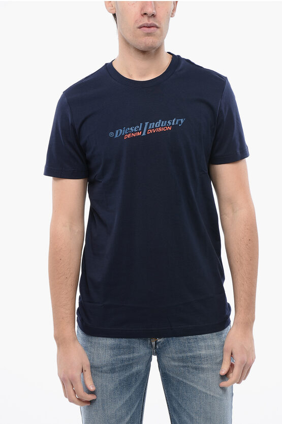 Diesel Solid Color T-diegor New Industries Crew-neck T-shirt