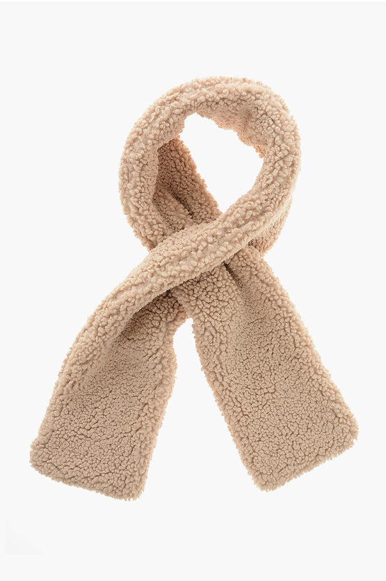 Ruslan Baginskiy Solid Color Teddy Scarf