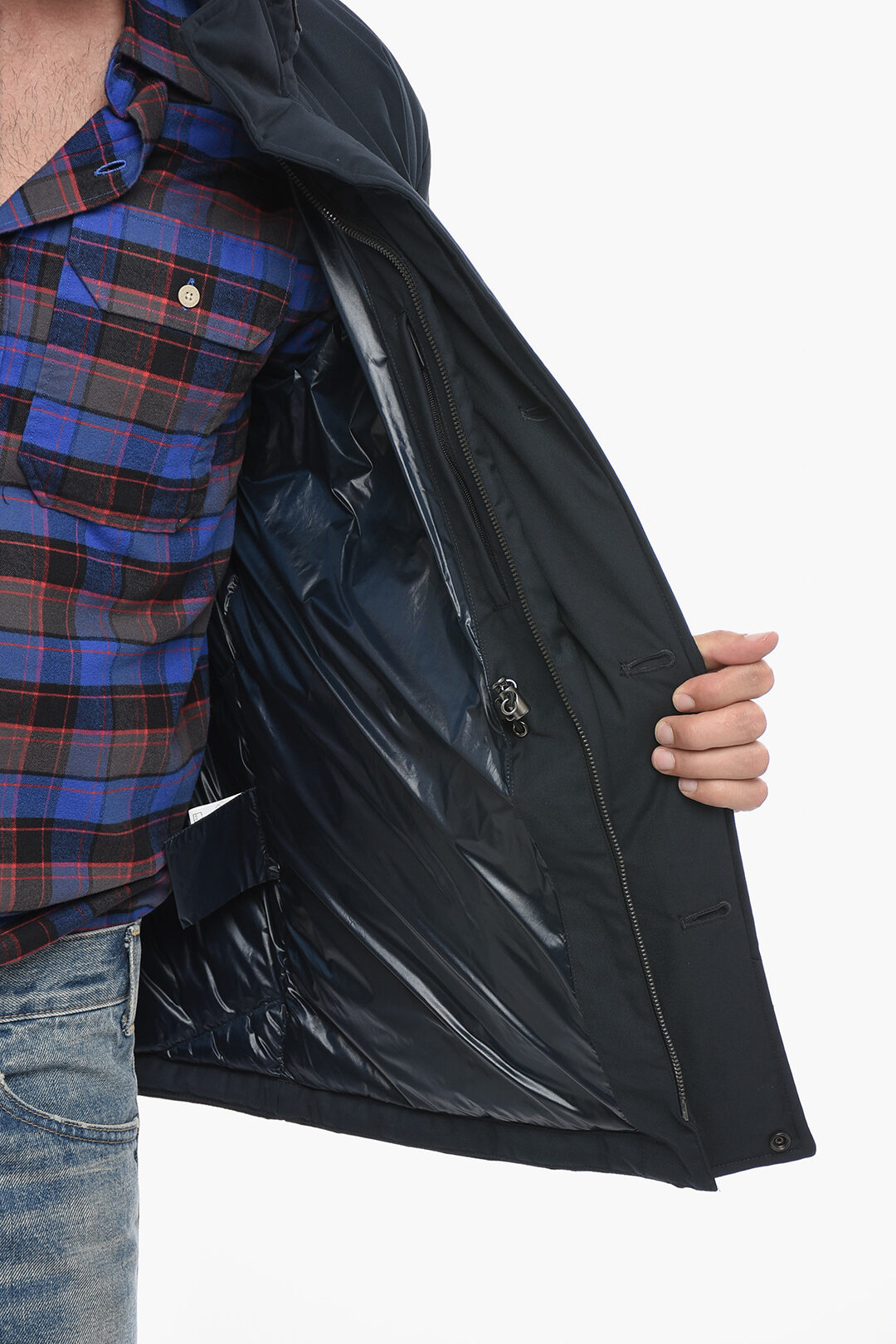 3399~Nylon Utility Jacket with Extractable Hood