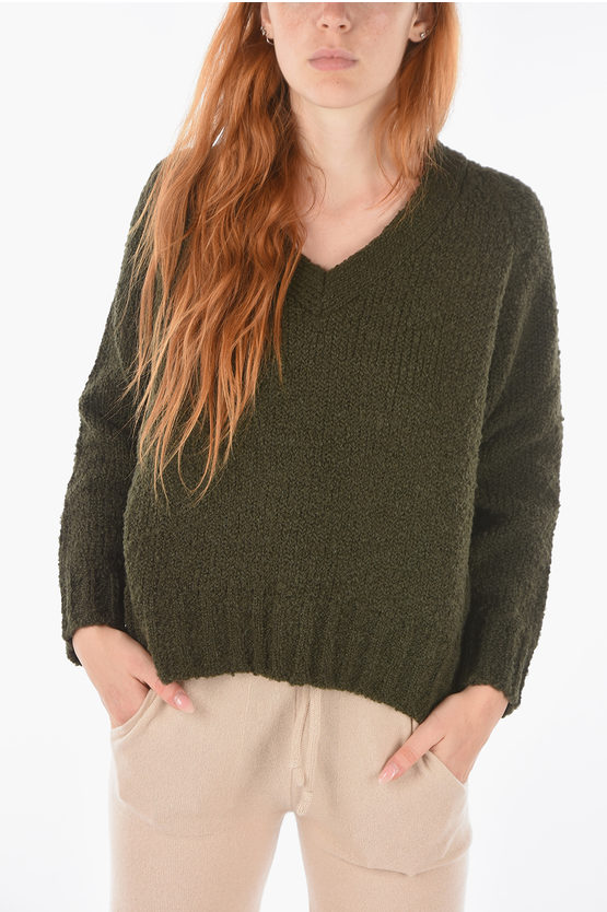 Shop Woolrich Solid Color V-neck Sweater