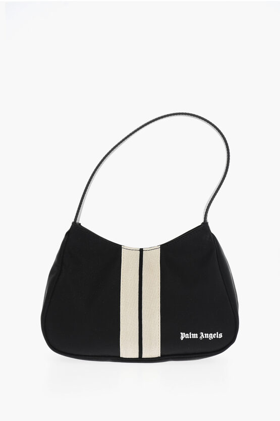 Palm Angels Venice Track Shoulder Bag In Black
