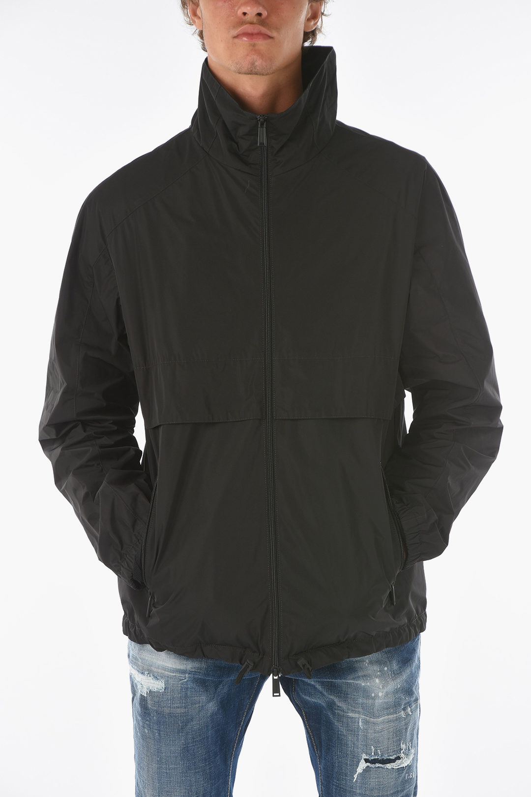 Dsquared2 Solid Color Windbreaker with Hood men - Glamood Outlet