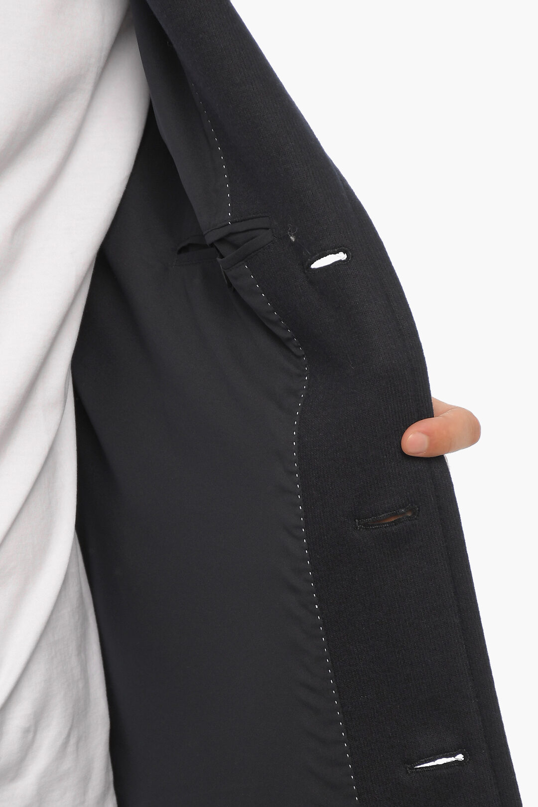 Neil Barrett Solid Color Wool Blend Coat men - Glamood Outlet