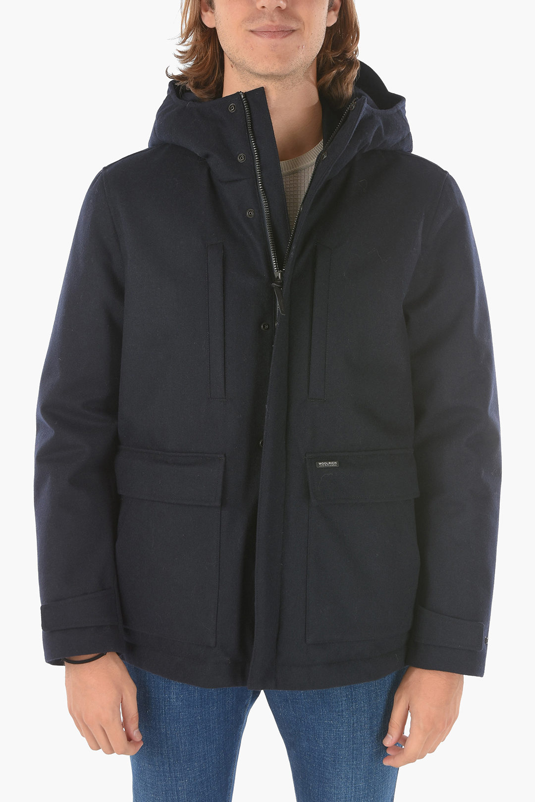 WOOLRICH TECH WOOL MOUNTAIN DOWN JACKET