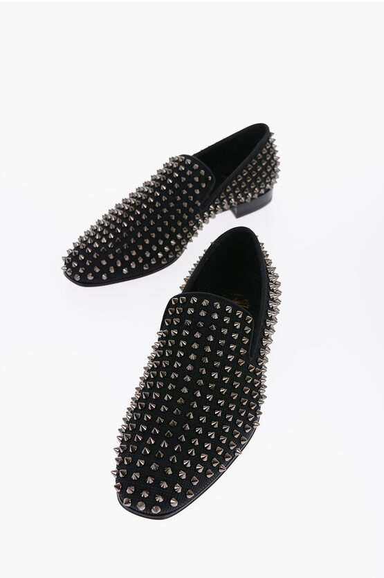 Shop Christian Louboutin Spiked Dandelion Loafers