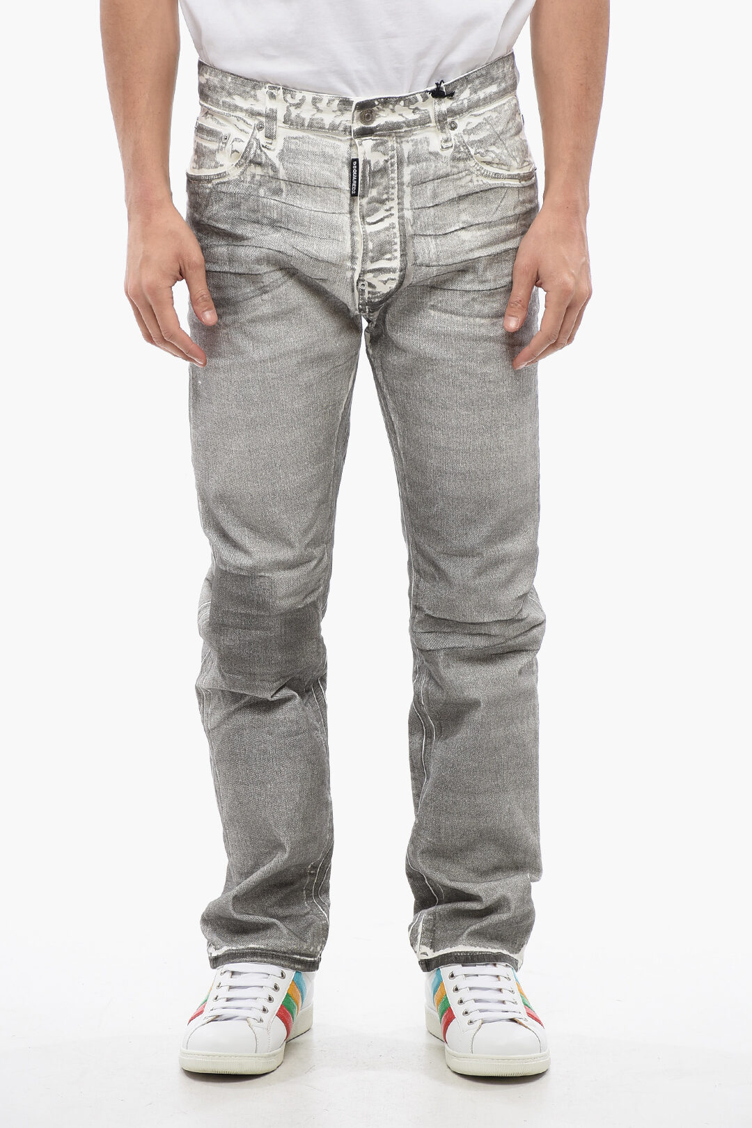 Dsquared2 Splatter Effect 642 Regukar Fit Jeans 20 cm men 