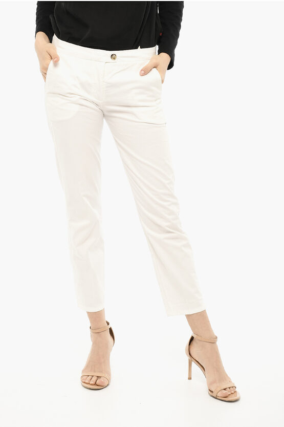 Woolrich Split Hem New York Slim Fit Pants In White
