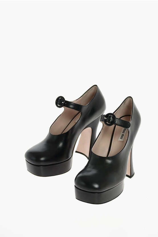 Miu Miu Spool Heel Mary Jane pumps 12 cm women - Glamood Outlet