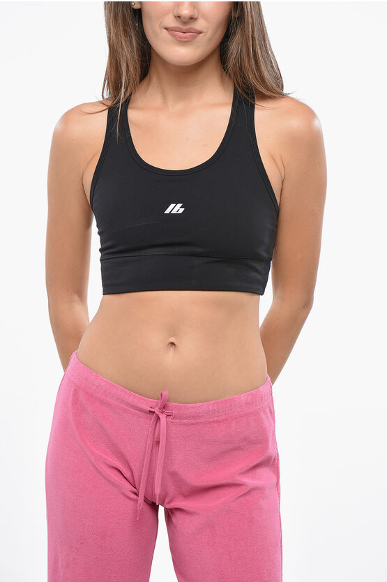 Balenciaga Racerback Activewear Sports Top In Black