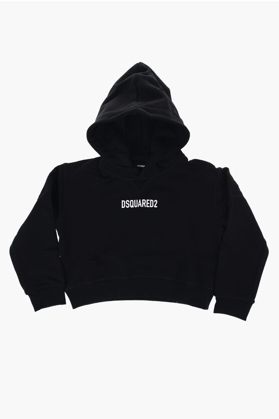 Shop Dsquared2 Sport Edtn.08 Cropped Hoodie