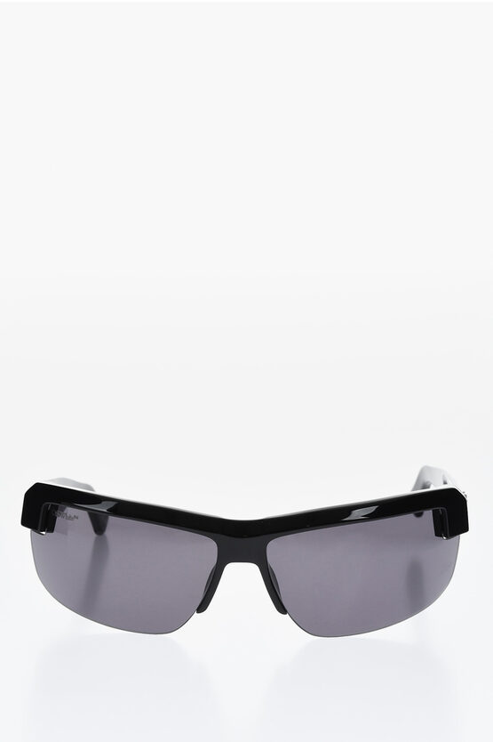 Off-white Sport Toledo Sunglasses With Arrow Rods In Black
