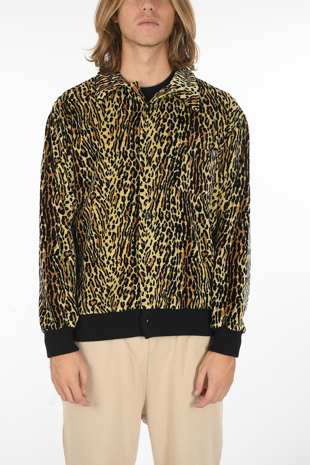Levi's SPORTSWEAR Ribbed Velour Overshirt in Leopard Print men - Glamood  Outlet