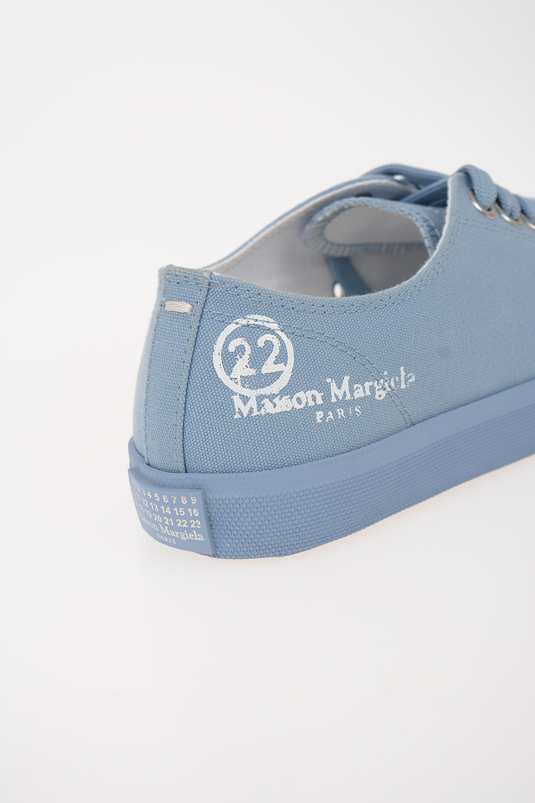 Maison Margiela SPRAY-PAINTING TABI PAINT CANVAS SNEAKERS