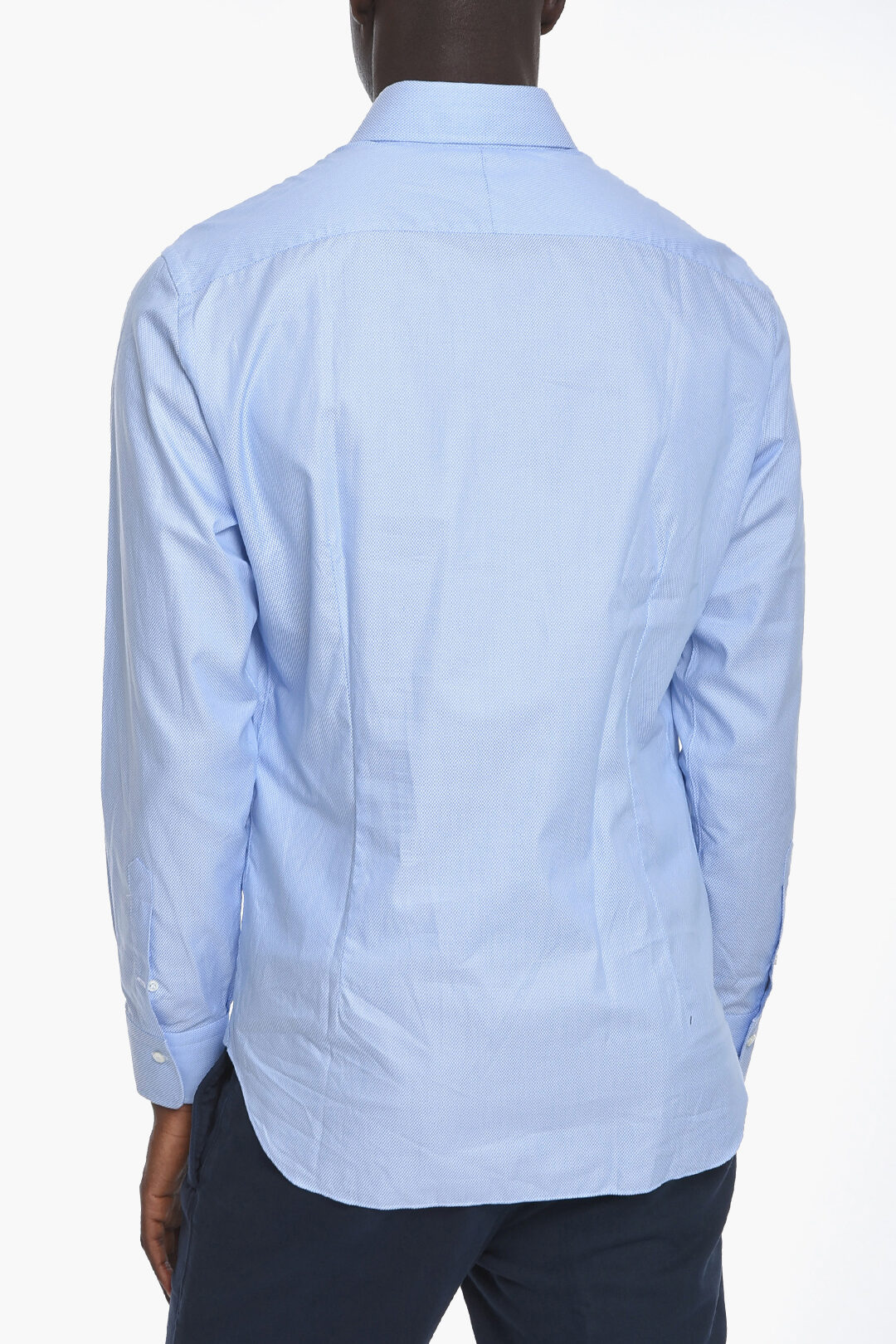 Alessandro Gherardi Spread Collar Cotton Shirt men - Glamood Outlet